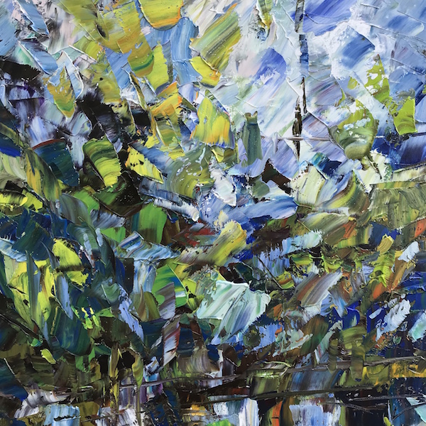 Just after the rain 90x90cm 2019