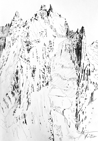 Face glacée 30x42cm 2023 crayon gras sur papier art dessin drawing contemporarydrawing french artist paris salon du dessin Paris